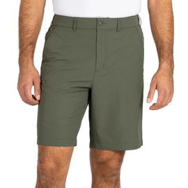 Gerry Men’s Elastic Waistband UPF 30+ Tech Short (Green, 34)