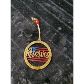 Unbranded New 4"  "Reserves"  Christmas ornament Veteran Made Perfect For The  Xmas Tree.
