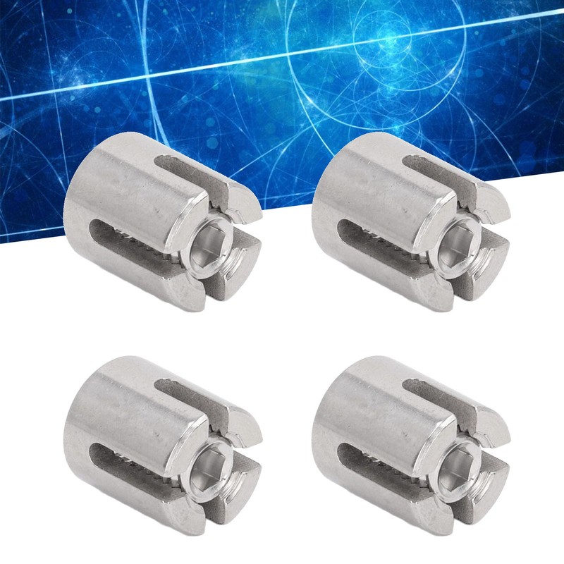 10 Pcs Cross Wire Rope Clip M10 Thread 316 Stainless