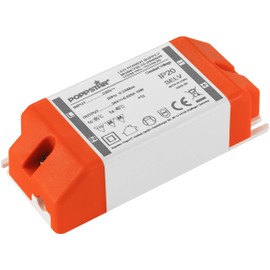 Poppstar LED Transformer 230 V AC / 24 V DC 0.625 A for 0.15 to 15 Watt LEDs