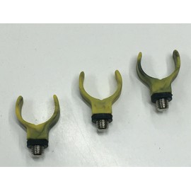 TMC 3 x Hard Camo Plastic horseshoe Rod butt rests. Coarse/carp/Pike. Camo Design