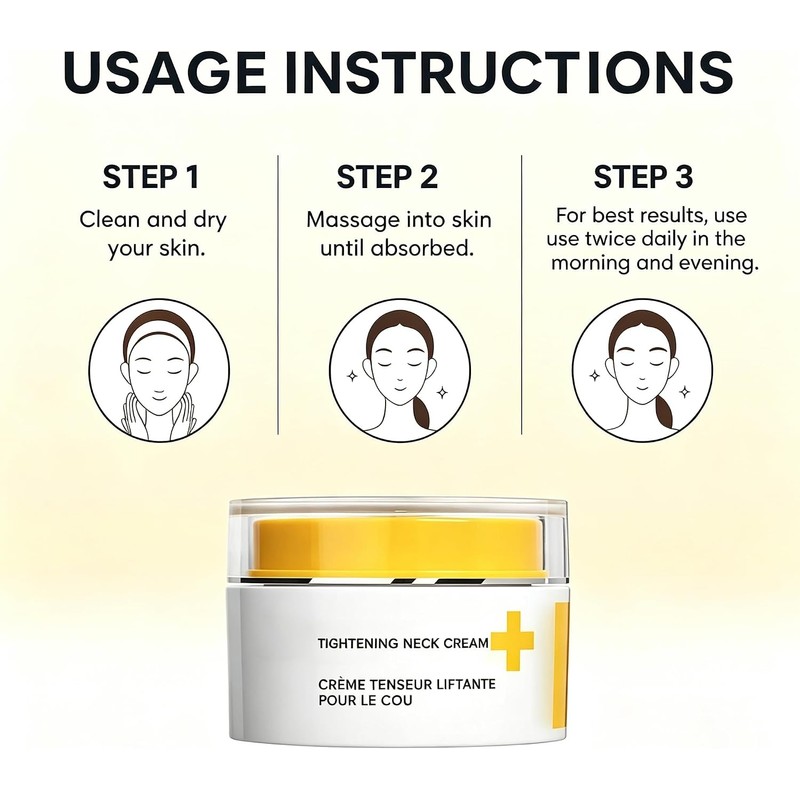Tighten and Lift Neck Cream, for Neck and face (3