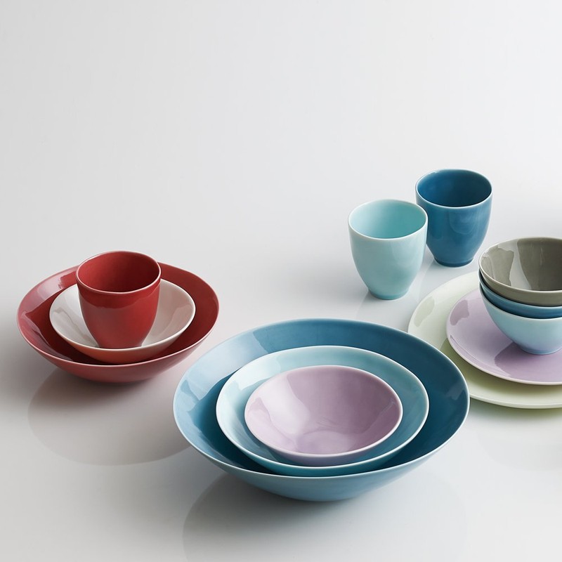 KINTO ATELIER TETE 34886 Deep Plate, 9.8 inches (250 mm),