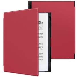 TiMOVO Case Compatible for Remarkable 2 Tablet, Slim Lightweight Stand Hard Back Shell Protective Cover with Pen Holder Compatible with Remarkable 2 Paper Tablet 10.3" 2020 Released, Wine Red