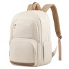 Women's Travel Laptop Backpack with Zipper Closure Waterproof Polyester for