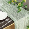 Tableclothsfactory 10FT Gauze Table Runner Cheesecloth Fabric for Wedding Arch,