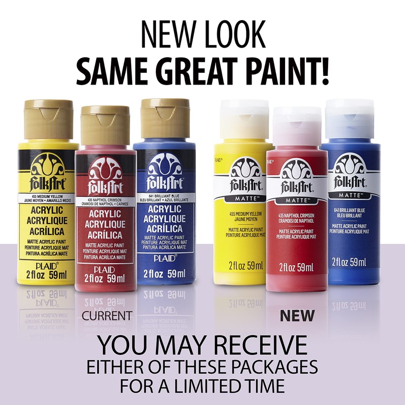 FolkArt Acrylic Paint in Assorted Colors (2 oz), 225, Pumpkin