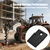 4 Pack 3 Point Auger Cutting Edge Replacement Blades with