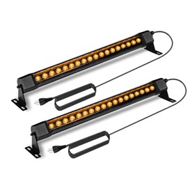 nanzgecc 36W LED Wall Washer Light, 2FT 2700K Warm White Outdoor Wall Washer Lights, 120V Waterproof IP67 LED Light Bar for Outdoor, Plug-in (2 Pack)