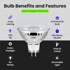 Feit Electric 6W LED Bulbs with 50W Equivalent, Dimmable, MR16