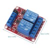 GTIWUNG Pack of 4 2 Channel 12 V Relay Module,