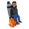 Disfraz Inflable De Halloween Cohete Espacial Rocket Nave Space Toda