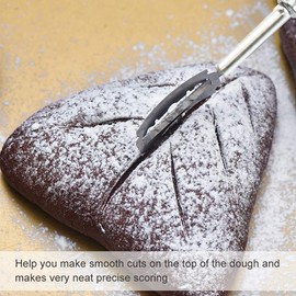 Zomine 22 Pack Hand Crafted Bread Lame with 10 Blades Included,Premium Bread Lame Dough Scoring Tool with Protective Cover