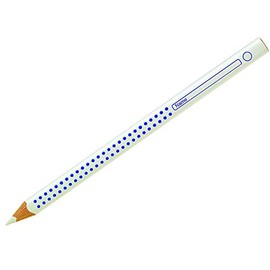 Faber-Castell Jumbo Grip 110801 Colouring Pencil, for Notebooks and Blackboards, White (6)
