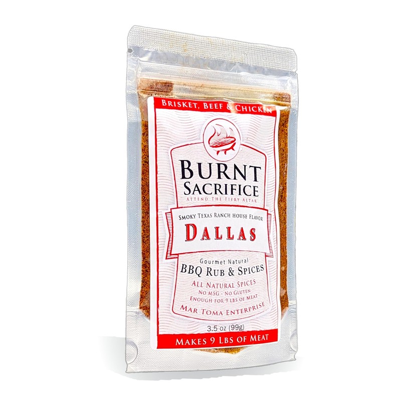 Burnt Sacrifice Big 7 BBQ Rub Spices And Seasonings Set