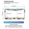 Sea Turtle License Plate Frames Beach License Plate Holder Covers