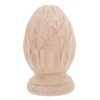 Warmhm Wood Pineapple Finial: Newel Post Cap for Staircase Bannisters