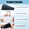 SHFGYG PU Leather Asthma Inhaler Holder Keychain Retractable Clip, Portable