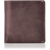Hanatra M07-Black Italian Leather Bi-fold Wallet, Light and Small Wallet,