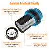 6 Pack Door Stoppers, Floor Door Stop 2.5 Inch Cylindrical