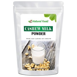 Cashew Milk Powder - Unsweetened Unflavored - All Natural Milk Alternative - Perfect For Coffee, Smoothies, Cereal, Drinks Baking - Vegan, Gluten Free, Non GMO, Kosher, Dairy Free - 1 lb