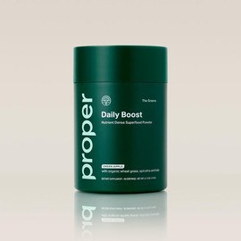 The Greens Daily Boost Superfood Powder - With Organic Wheatgrass, Spirulina, Chlorella, Probiotics - Apple Flavor
