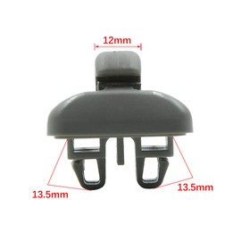 sourcing map Pack of 2 Sun Visor Hook Clip Inner Sun Visor Clips Bezel Hanger Holder for A6 C5 1999-2005