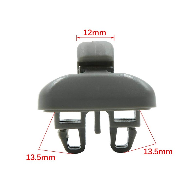 sourcing map Pack of 2 Sun Visor Hook Clip Inner