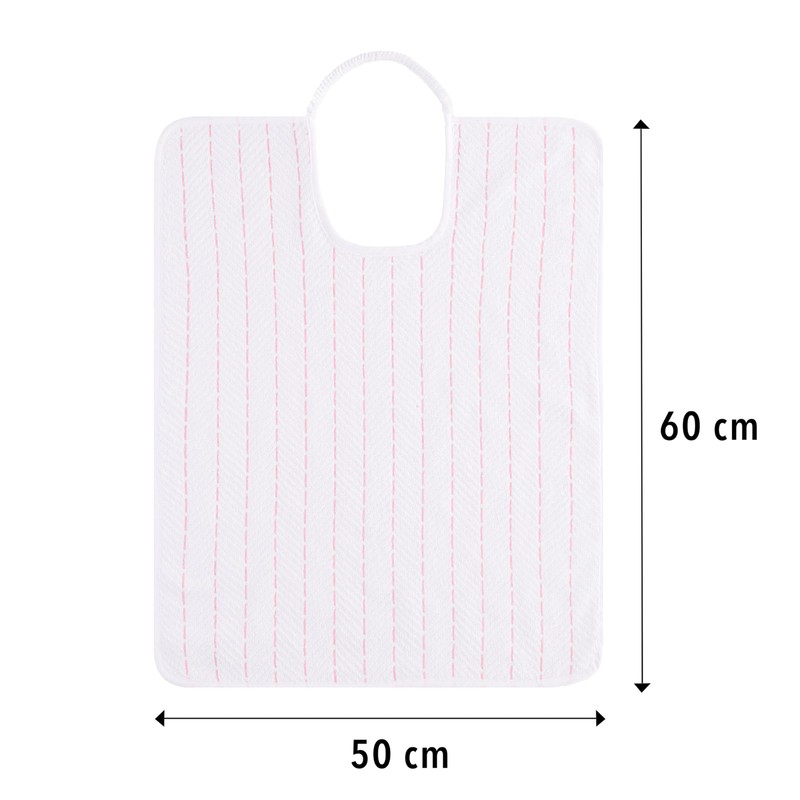 EMMEBi Baumwollfrottee Lätzchen für Erwachsene (Elastische Frau)