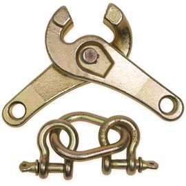 RIODEMBO 3 Ton Auto Self-Tightening Scissor Clamp, Auto Body Repair Tool with Serrated Jaw for Dent Pulling, Panel Straightening & Frame Repair – Heavy-Duty Car Collision Puller Clamp