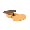 Tatsumiya Hakoya Magewappa-Style Bento (Bentwood-Style Lunchbox), Slim, Antibacterial Coating, Single