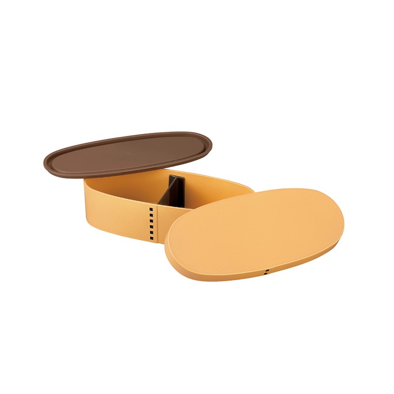 Tatsumiya Hakoya Magewappa-Style Bento (Bentwood-Style Lunchbox), Slim, Antibacterial Coating, Single