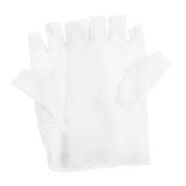 CORHAD 1 Pair Chic Half Finger UV Protection Gloves for Women Men Lightweight Stretchable Touch Screen Cycling Driving Gloves Versatile and Breathable for Office Outdoor Activities