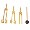 3 Pcs Aluminium Alloy Tuning Fork Set 128 256 512Hz