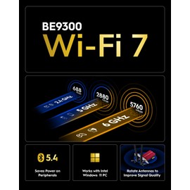 Cudy WiFi 7 BE9300 WE9300 PCIe WiFi Card for PC, 6GHz Tri-Band Wireless Adapter, Intel BE200 Chipset, Bluetooth 5.4, WPA3, Easy Installation