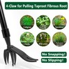 OOir onOO High Hardness Weed Pulling Tool,Manual Stand Up Weed
