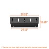 u-Box 4Runner Front Skid Plate Compatible Front Stubby Bumper for