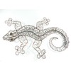 Metal Wall Art Gecko Lizard - Bronze Wire …