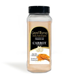 GranAroma Carrot Powder, Smoothies & Juices, Slightly Sweet (1.35 Pound)
