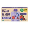 Brainiac Fruit and Oat Smoothie Pouches, 20 pk.