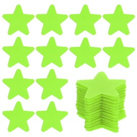 PATIKIL 1.6" Carpet Spot Markers, 50Pcs Star Floor Dots Markers Carpet Spots for Teacher Classroom Decoration Elementary Preschool Supplies, Green