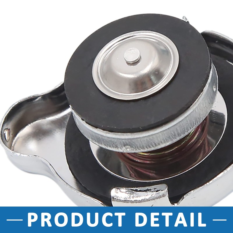 A ABSOPRO Car Truck Engine Radiator Lid Replacement Silver