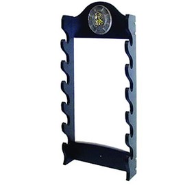 Ace Martial Arts Supply Sword, Weapon Display Stand, Table Top, Wall Mount (Wall Display Style B, 6 Tier)