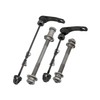 BULLSPANN Bicycle Solid Axle 9.5mm Front Rear Hollow Axle Quick