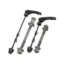 BULLSPANN Bicycle Solid Axle 9.5mm Front Rear Hollow Axle Quick Release Mountain Bike 1 Set Bicycle Replacement