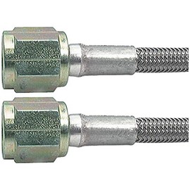 Allstar Performance ALL46310-24 24" #3 Braided Steel Lines With -4 Ends