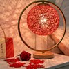 Round Vine Ball Table Lamp Romantic Decorative Night Light for