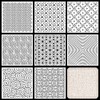 FREEBLOSS Pack of 8 Sashiko Stencils Sashiko PET Template Embroidery
