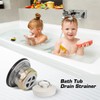 Highcraft 9783 Stainless Steel Bath Tub Drain Assembly with Rubber