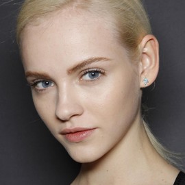 VENACOLY Mushroom Earrings 925 Sterling Silver White Opal Stud Earrings Mushroom Jewellery Gifts for Women, Sterling Silver, No Gemstone